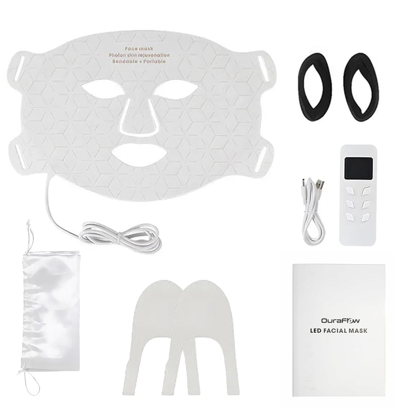 OuraFlow LED Light Therapy Mask Pro