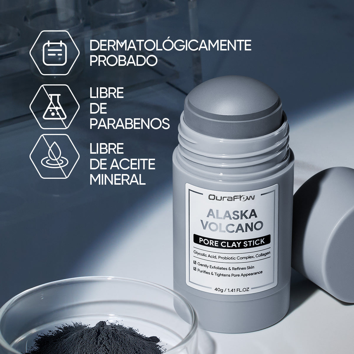 Alaska Volcano Blackhead & Pore Deep Cleansing Clay Mask Stick